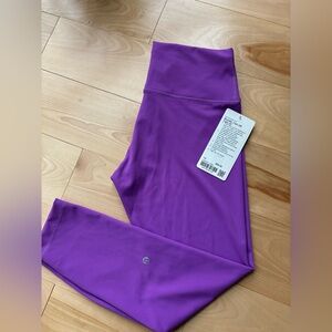 Lululemon wunder train HR 25” size 10